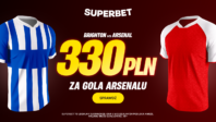 Bonus 330 PLN za gola Arsenalu w meczu z Brighton