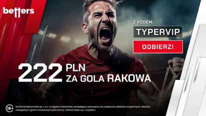 Bonus 222 PLN za gola Rakowa z Fiorentiną