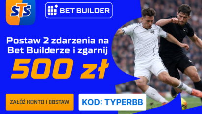 Bonus 500 PLN za kupon betbuilder na mecz Real Madryt vs Atletico Madryt