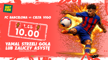 176 PLN na konto główne za gola lub asystę Yamala z Celtą Vigo