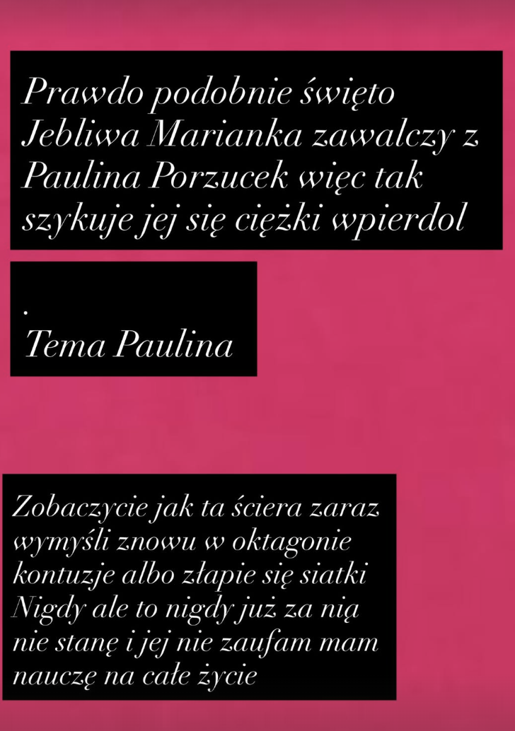 Laluna zdradza z kim zawalczy Schreiber