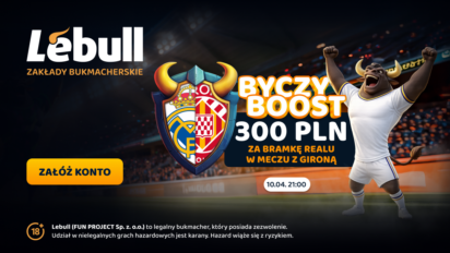 Bonus 300 PLN za gola Realu Madryt
