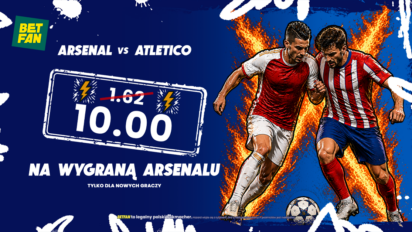 176 PLN na konto główne za wygraną Arsenalu z Atletico Madryt