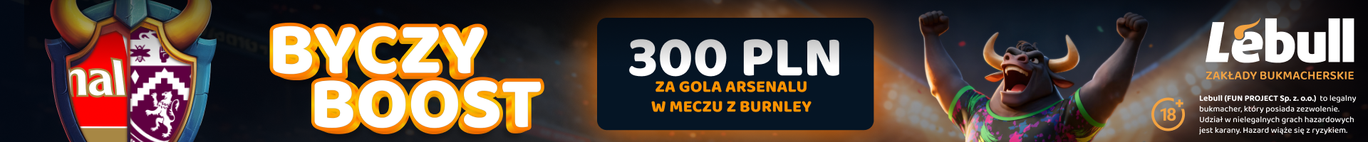 bonus lebull arsenal vs burnley