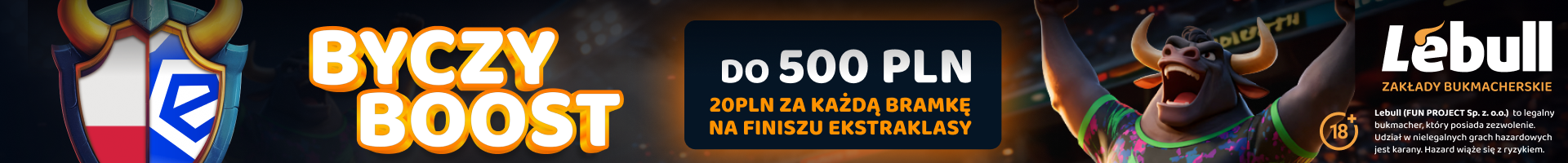 lebull bonus na ekstraklase