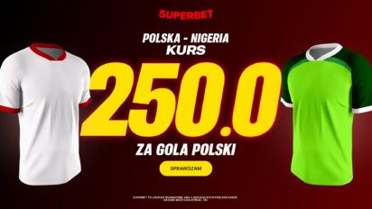 Bonusowe 500 PLN za gola Polski z Nigerią