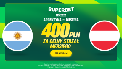Bonus 400 PLN za celny strzał Messiego w meczu Argentyna - Austria
