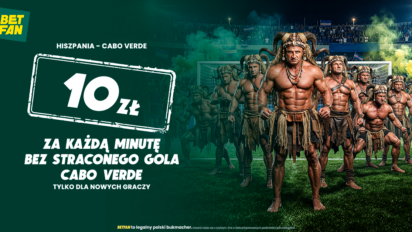 Bonus 10 PLN za każdą minutę bez straconego gola Cabo Verde
