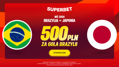Hit! Superbet płaci 500 PLN za gola Brazylii z Japonią!