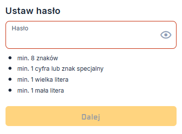 sts rejestracja haslo