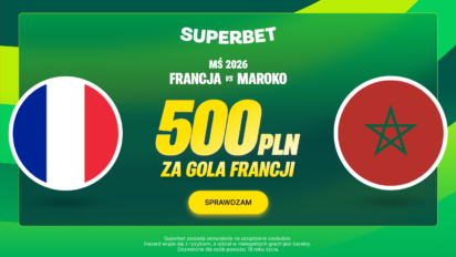 Hit! Superbet płaci 500 PLN za gola Francji z Marokiem!