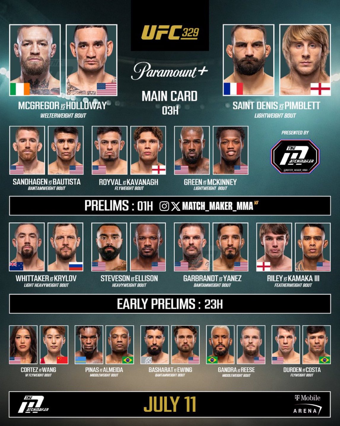 ufc 329 karta walk