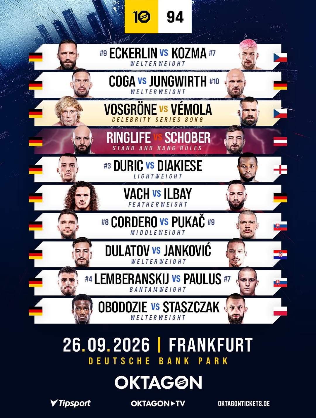 oktagon 94 karta walk
